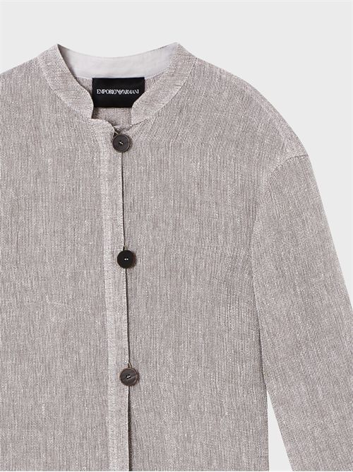 Linen gauze shirt jacket EMPORIO ARMANI | EW003984TE19538U8157